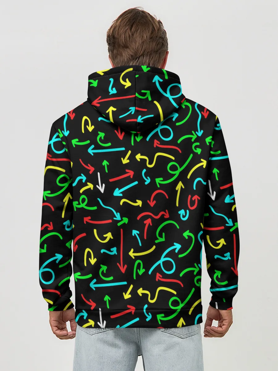 Худи мужской база хлопок / Стрелочки