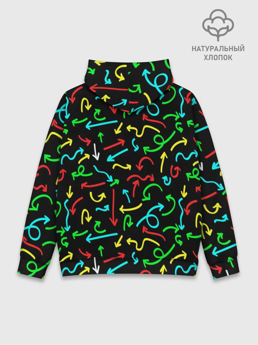 Худи мужской база хлопок / Стрелочки