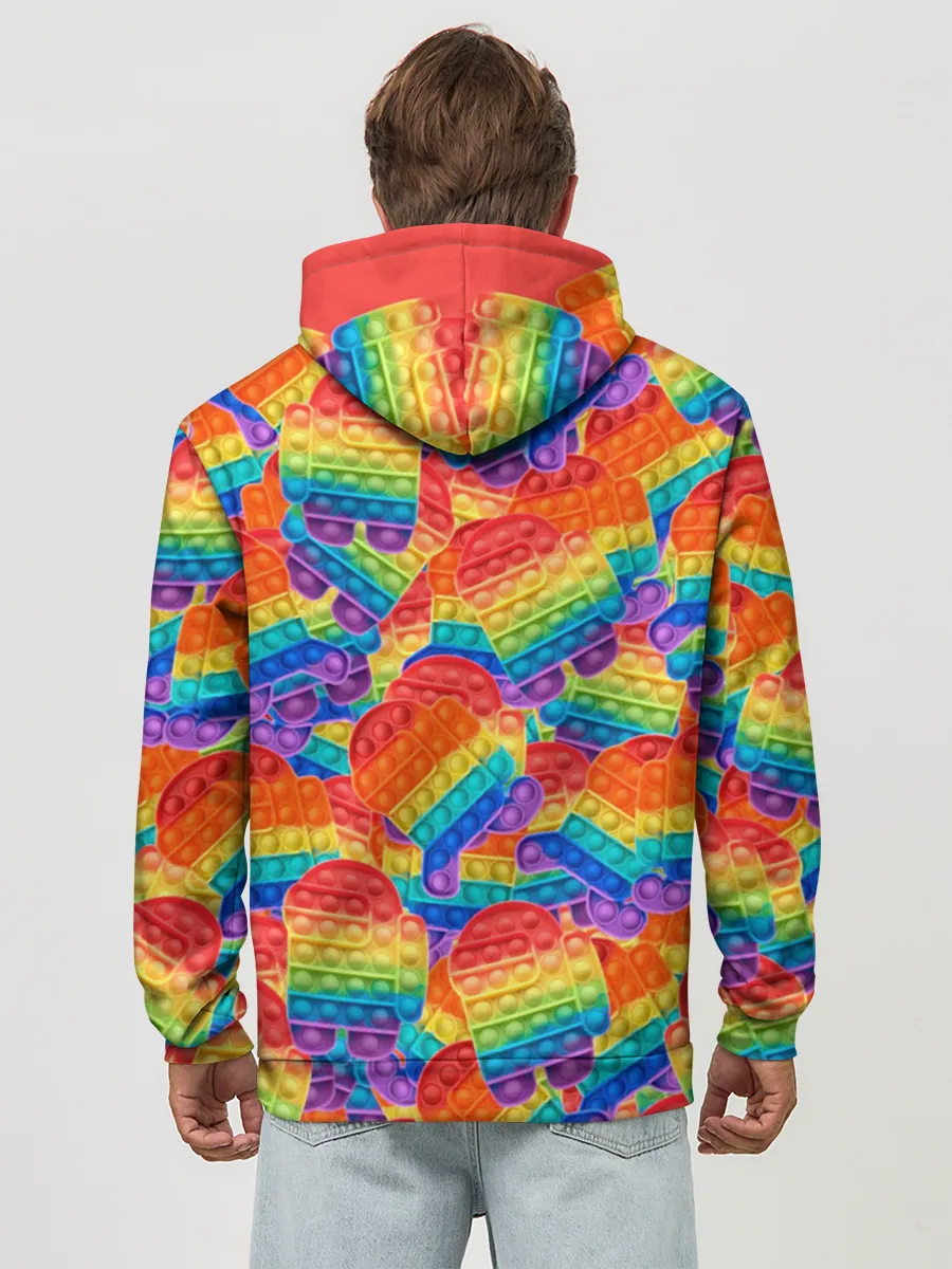 Худи мужской база хлопок / Pop it Among Us