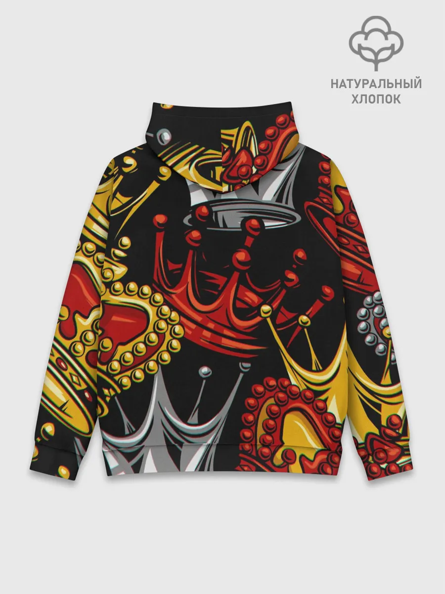 Худи мужской база хлопок / КОРОЛЕВСКИЙ БАГРОВЫЙ 3D