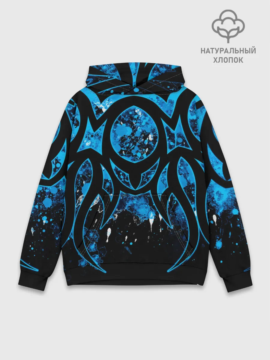 Худи мужской база хлопок / Абстракция