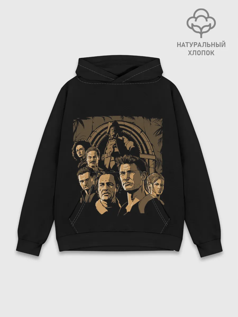 Худи мужской база хлопок / Охотники за сокровищами