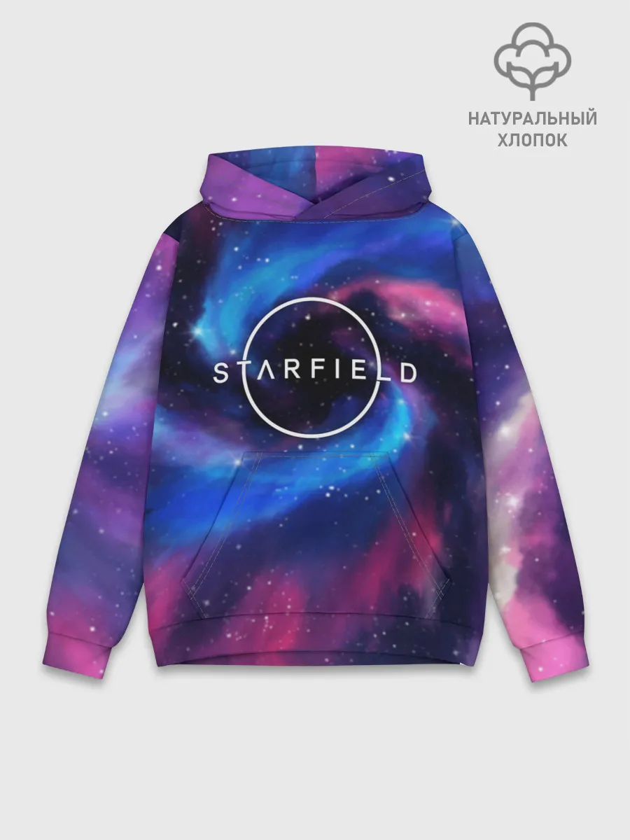 Худи мужской база хлопок / Starfield / Старфилд