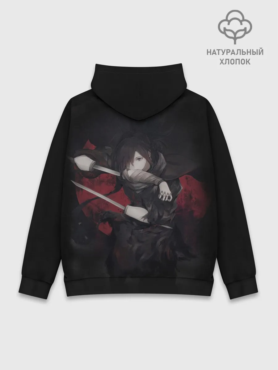 Худи мужской база хлопок / ХЯККИМАРУ | ДОРОРО | DORORO