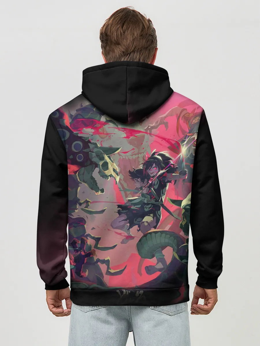 Худи мужской база хлопок / СРАЖЕНИЕ С ДЕМОНАМИ | ДОРОРО