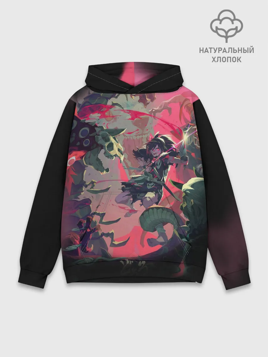 Худи мужской база хлопок / СРАЖЕНИЕ С ДЕМОНАМИ | ДОРОРО