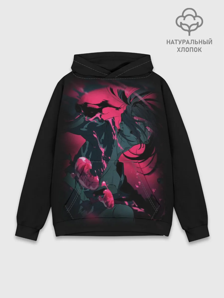Худи мужской база хлопок / ХЯККИМАРУ В ЯРОСТИ | ДОРОРО