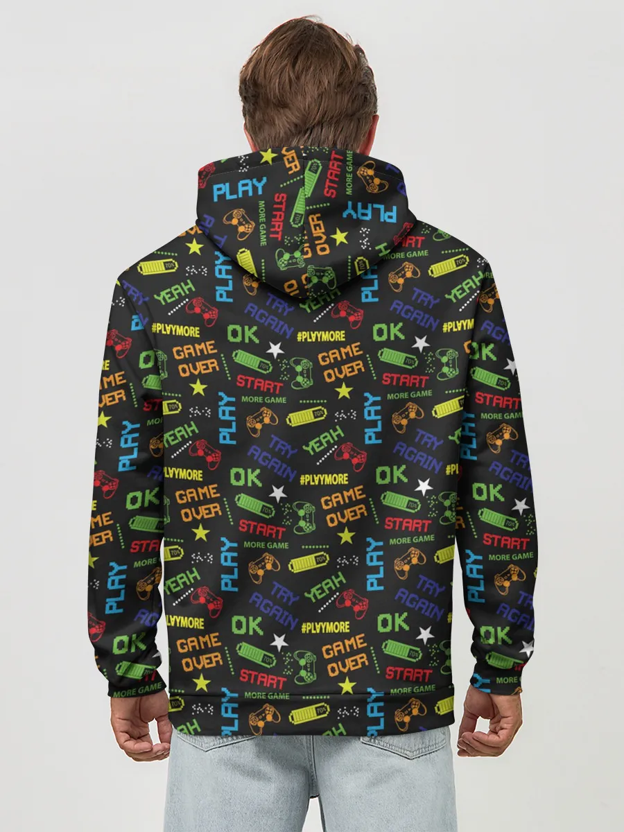 Худи мужской база хлопок / Геймер