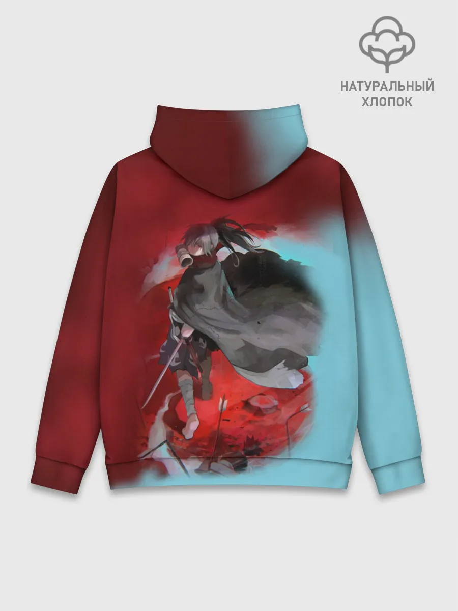 Худи мужской база хлопок / ХЯККИМАРУ | ДОРОРО | DORORO