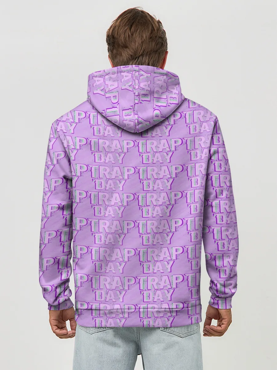 Худи мужской база хлопок / Трехмерный Trap Day