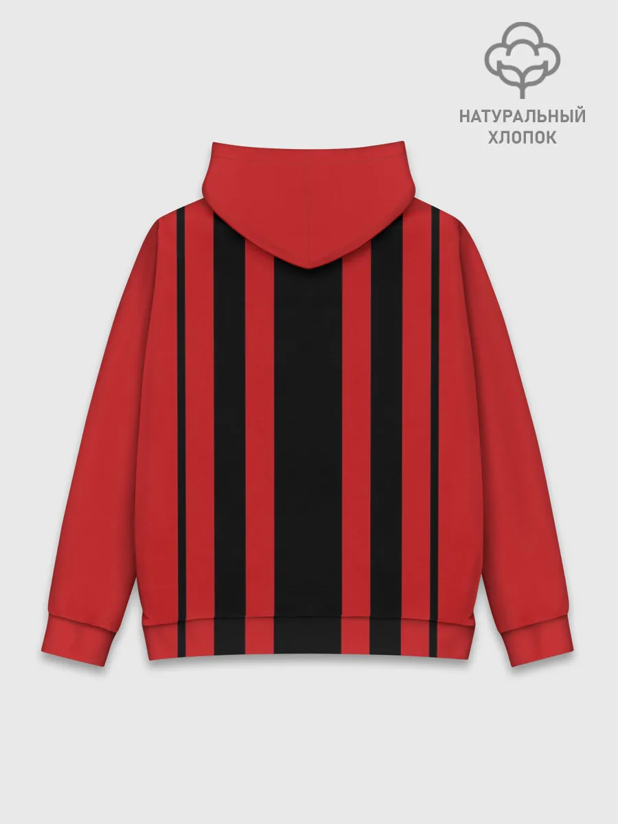 Худи мужской база хлопок / Милан домашняя форма 2021/2022