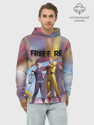 Худи мужской база хлопок / FREEFIRE | САЙТАМА