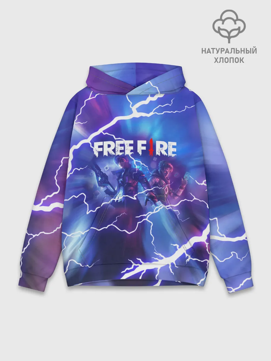 Худи мужской база хлопок / FREEFIRE | КОРОЛЕВСКАЯ БИТВА