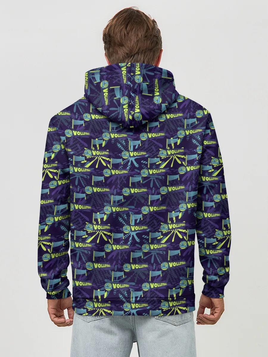 Худи мужской база хлопок / VOLLEYBALL