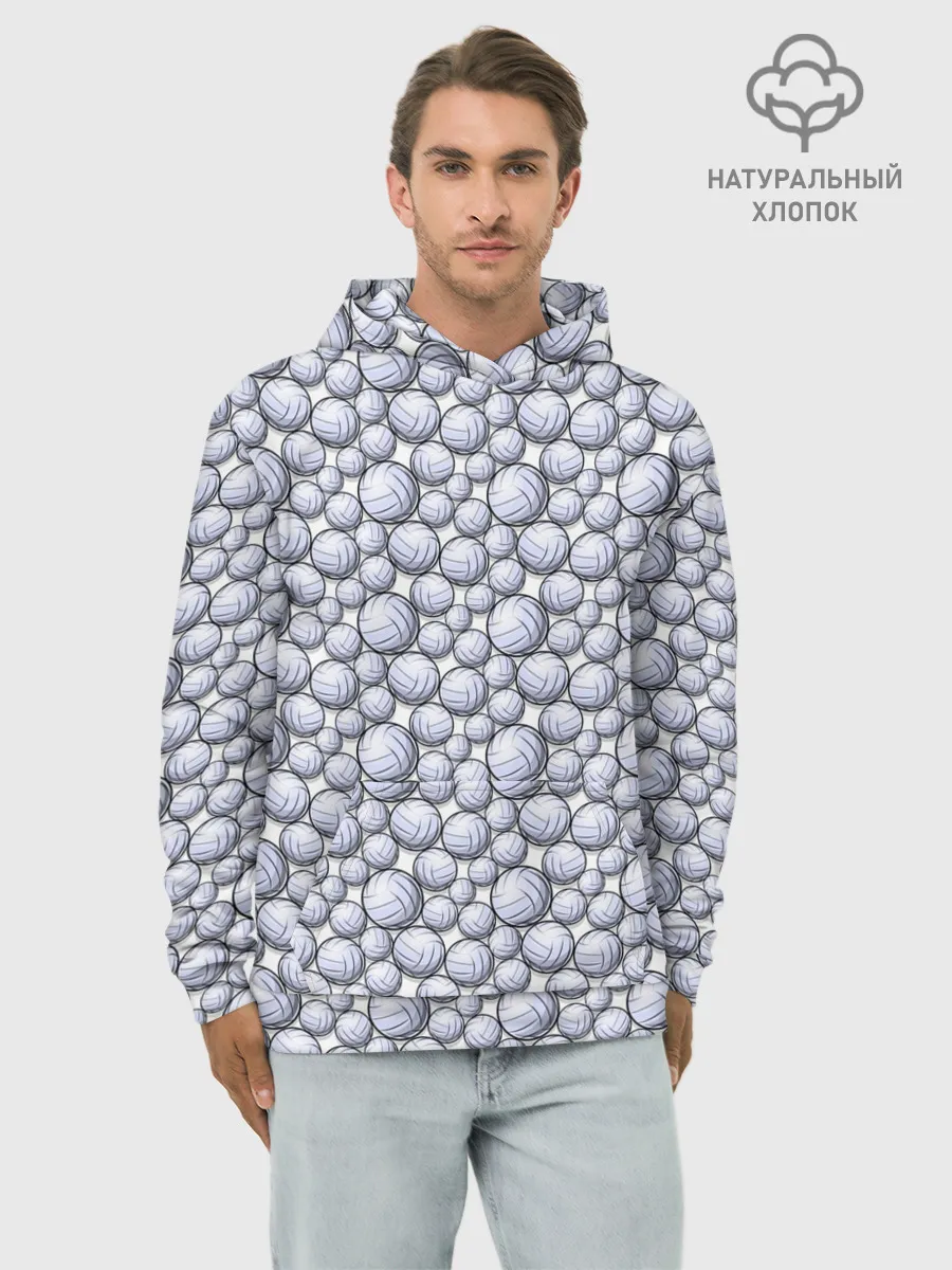 Худи мужской база хлопок / Волейбольные Мячи