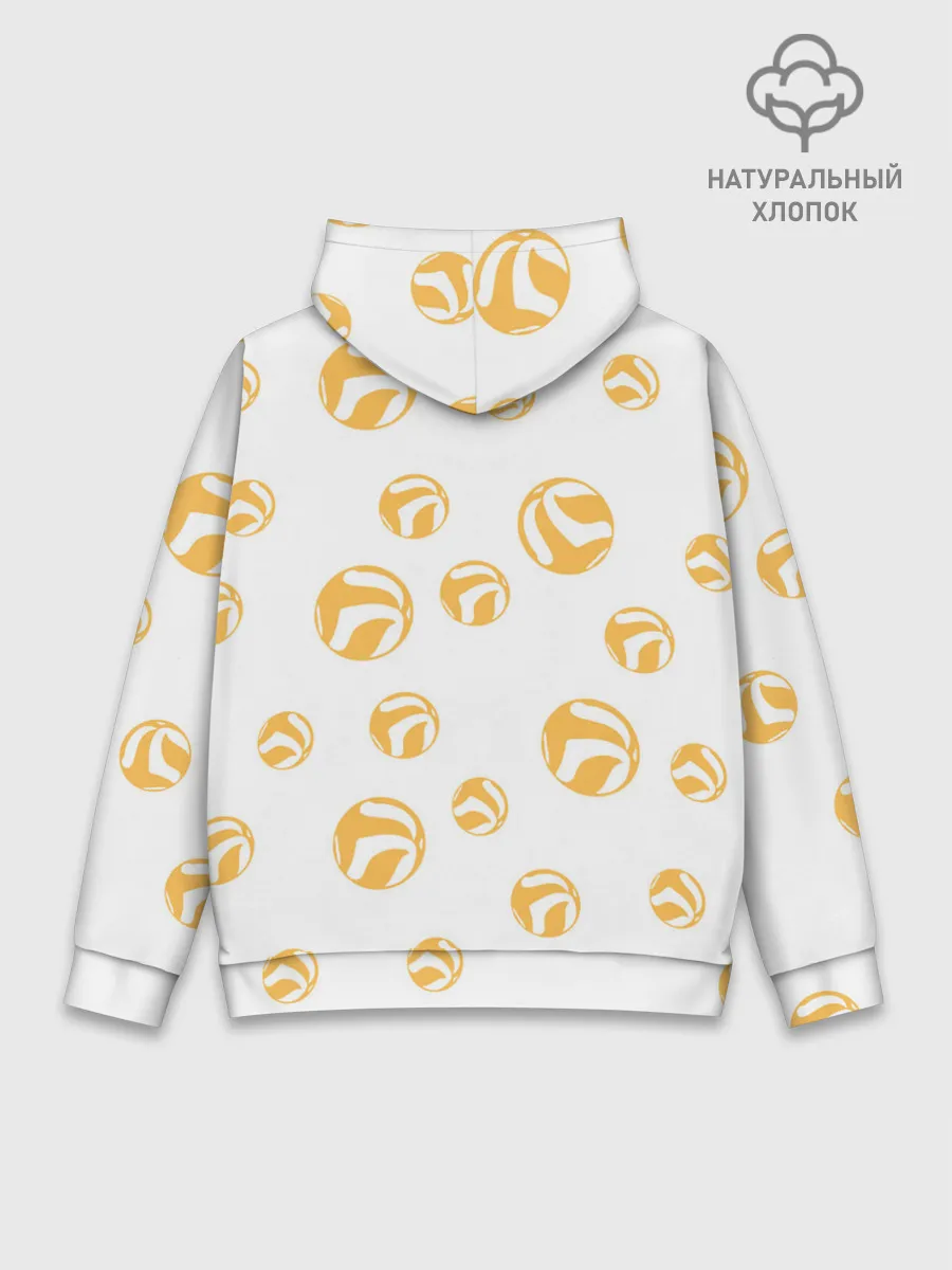 Худи мужской база хлопок / Мощный удар Шоё Хината Haikyuu!!