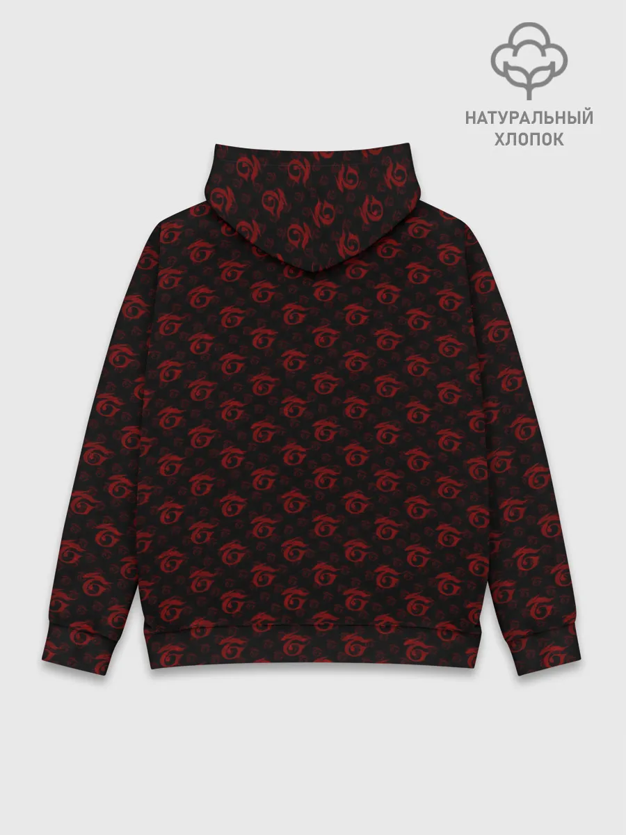 Худи мужской база хлопок / FREEFIRE | PATTERN GARENA