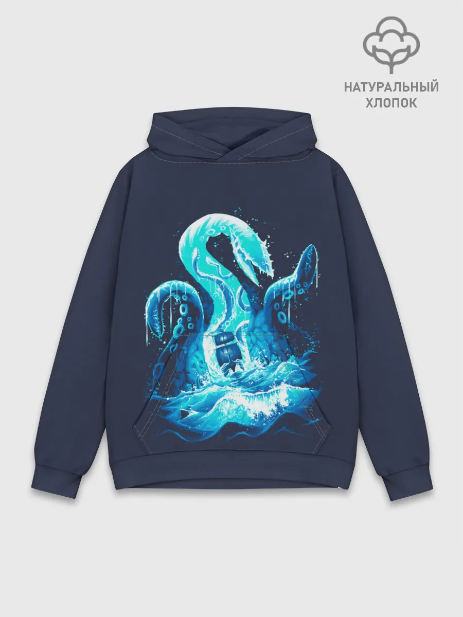 Худи мужской база хлопок / Kraken is here