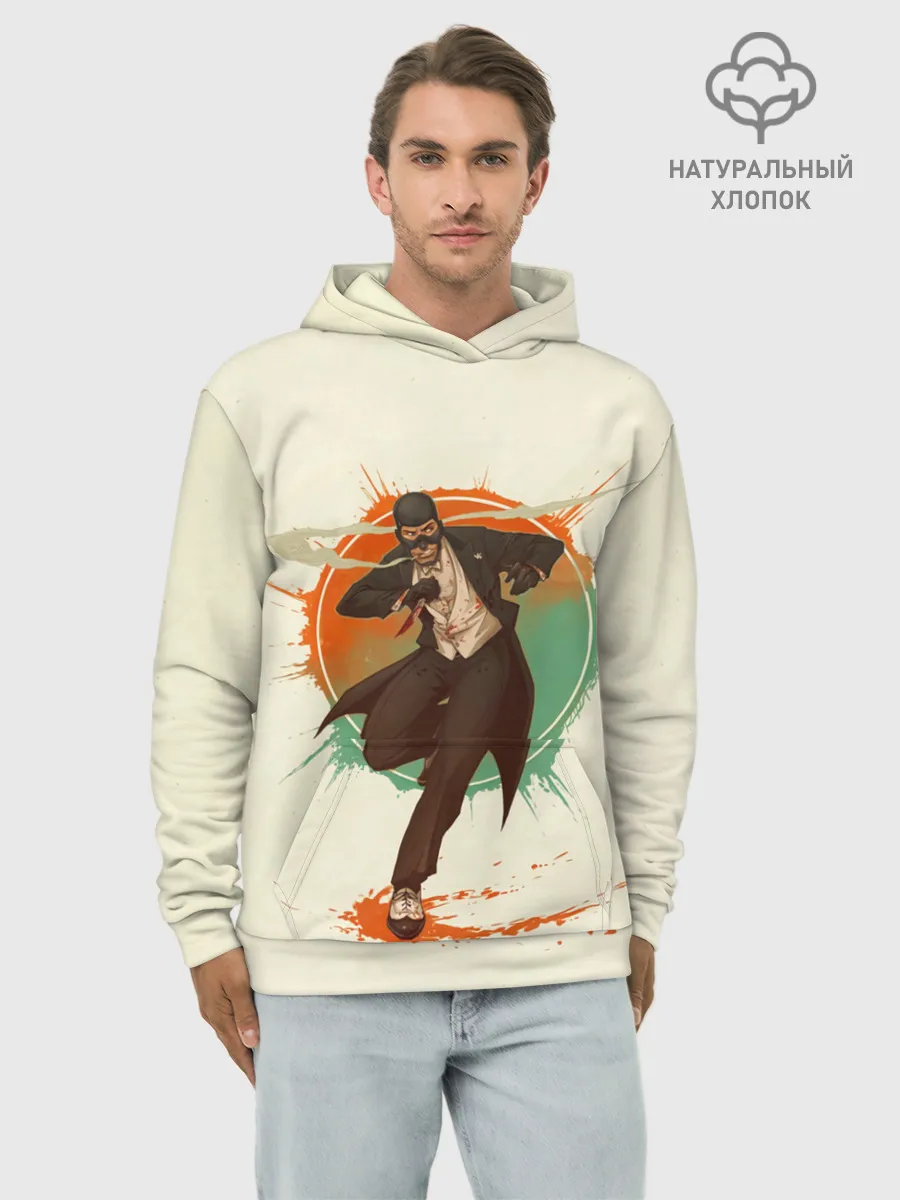 Худи мужской база хлопок / Spy