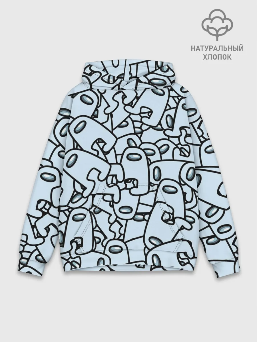 Худи мужской база хлопок / among us mem