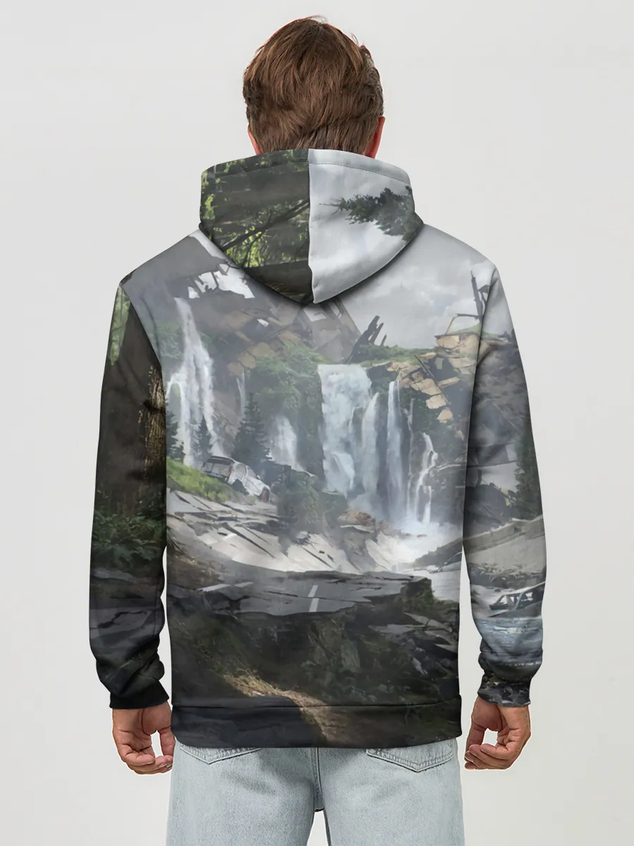 Худи мужской база хлопок / Элли и Дина