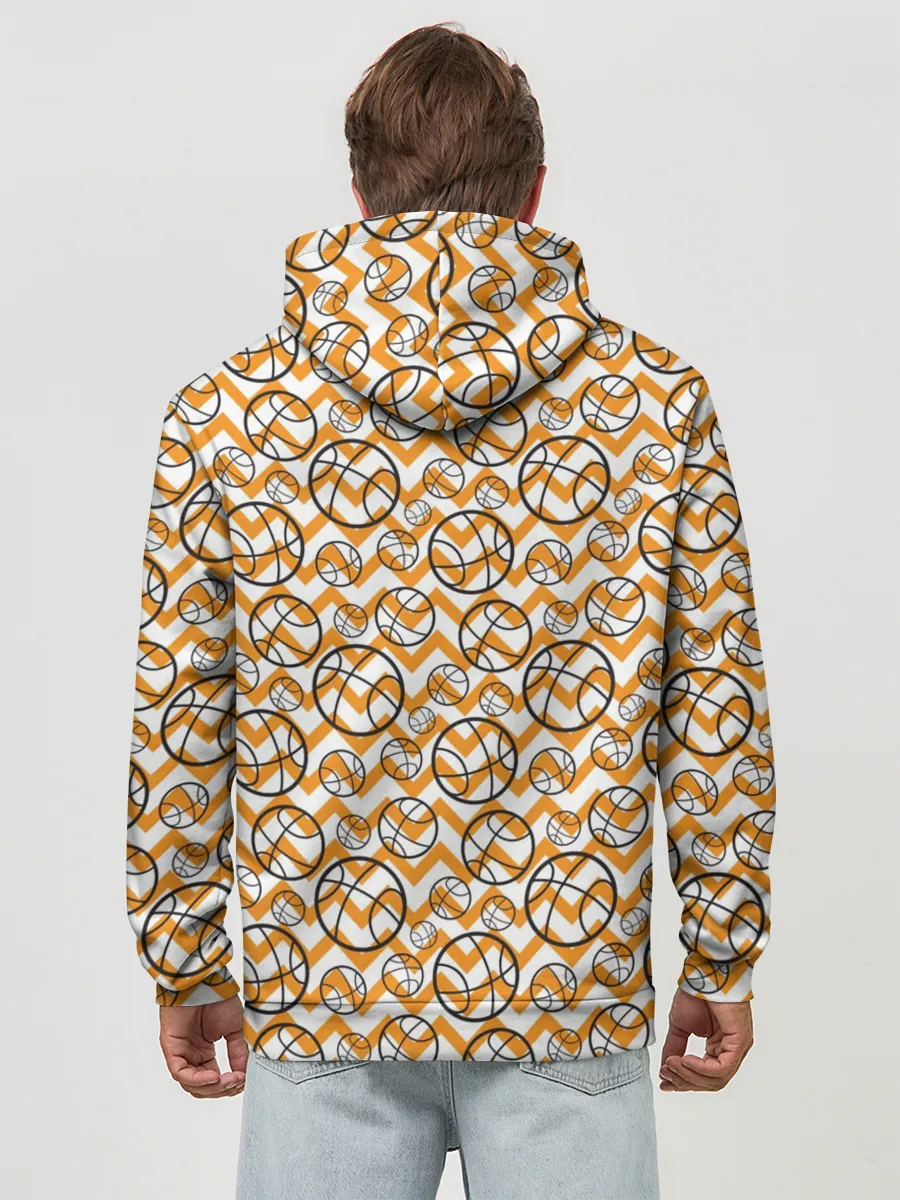 Худи мужской база хлопок / Баскетбол