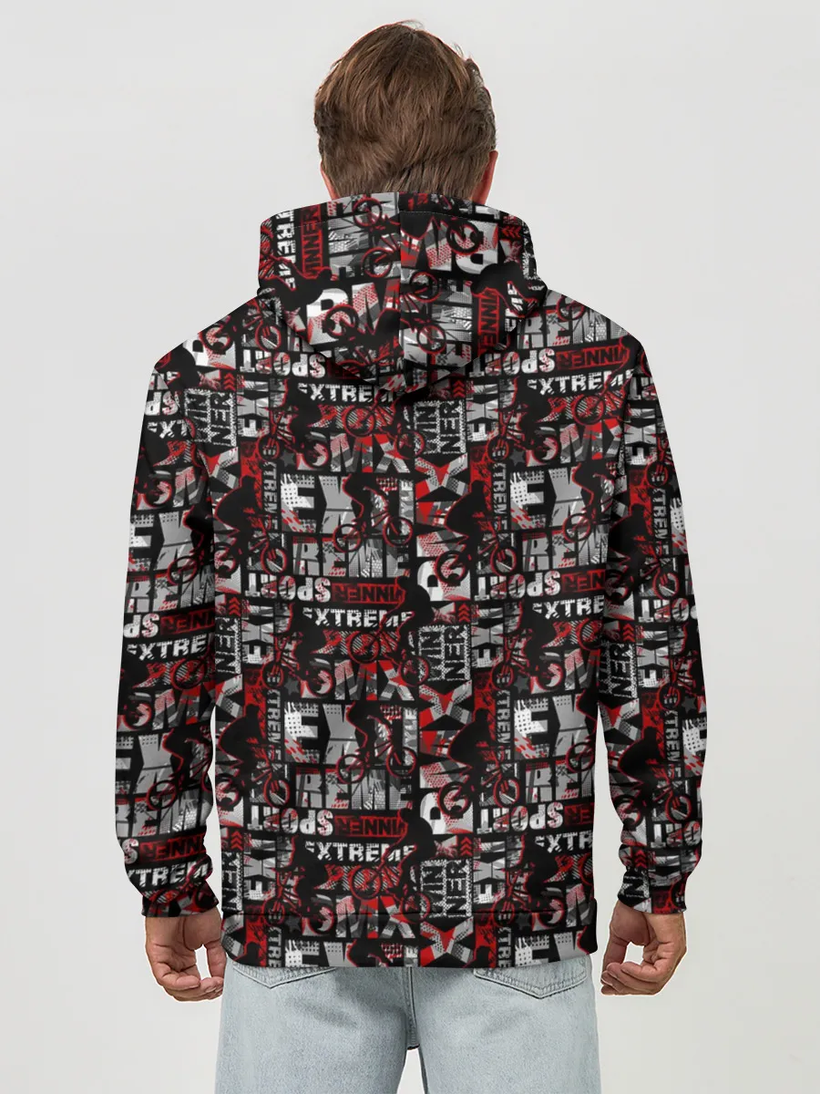 Худи мужской база хлопок / EXTREME SPORT BMX