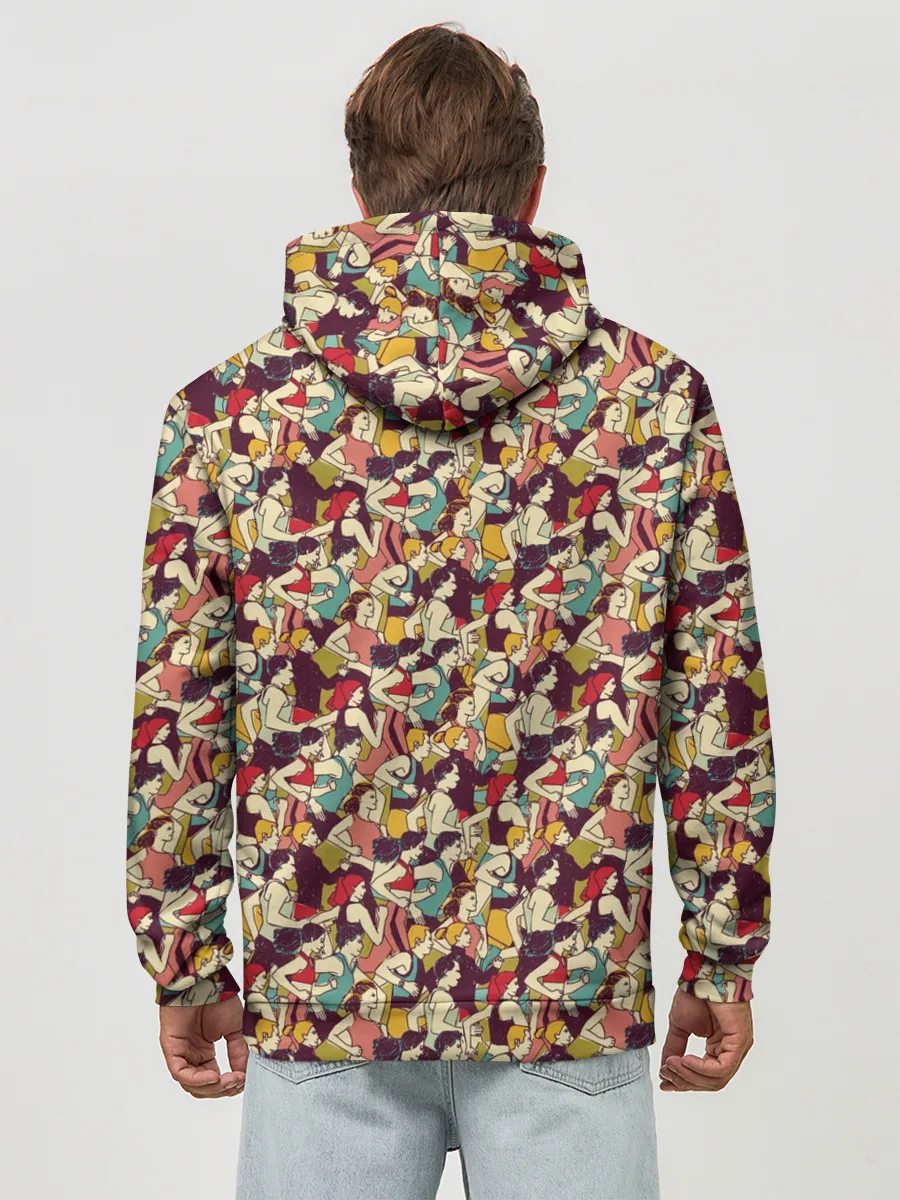 Худи мужской база хлопок / Марафон