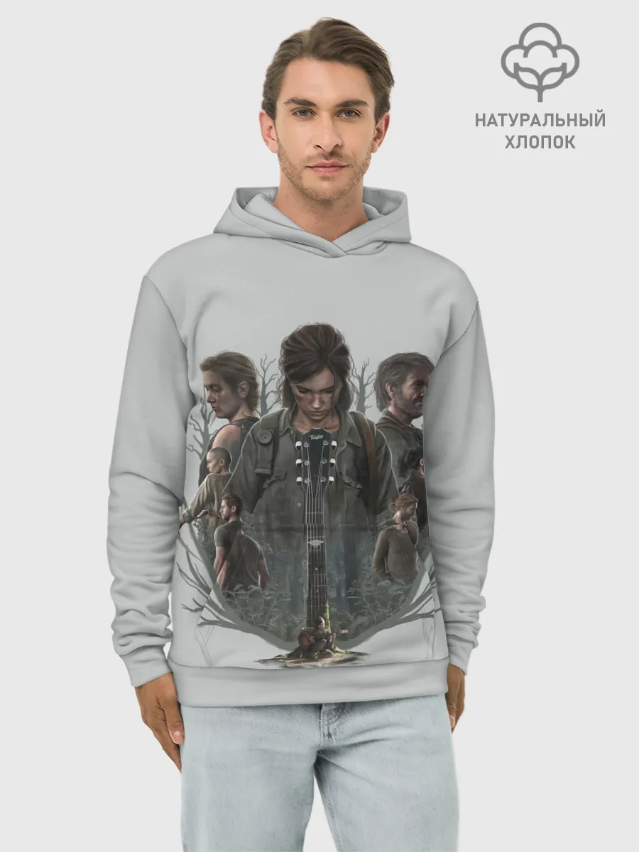 Худи мужской база хлопок / Hard story
