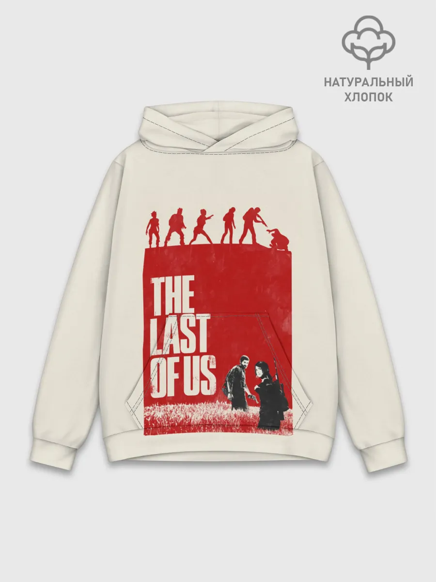 Худи мужской база хлопок / Джоэл и Элли в поле