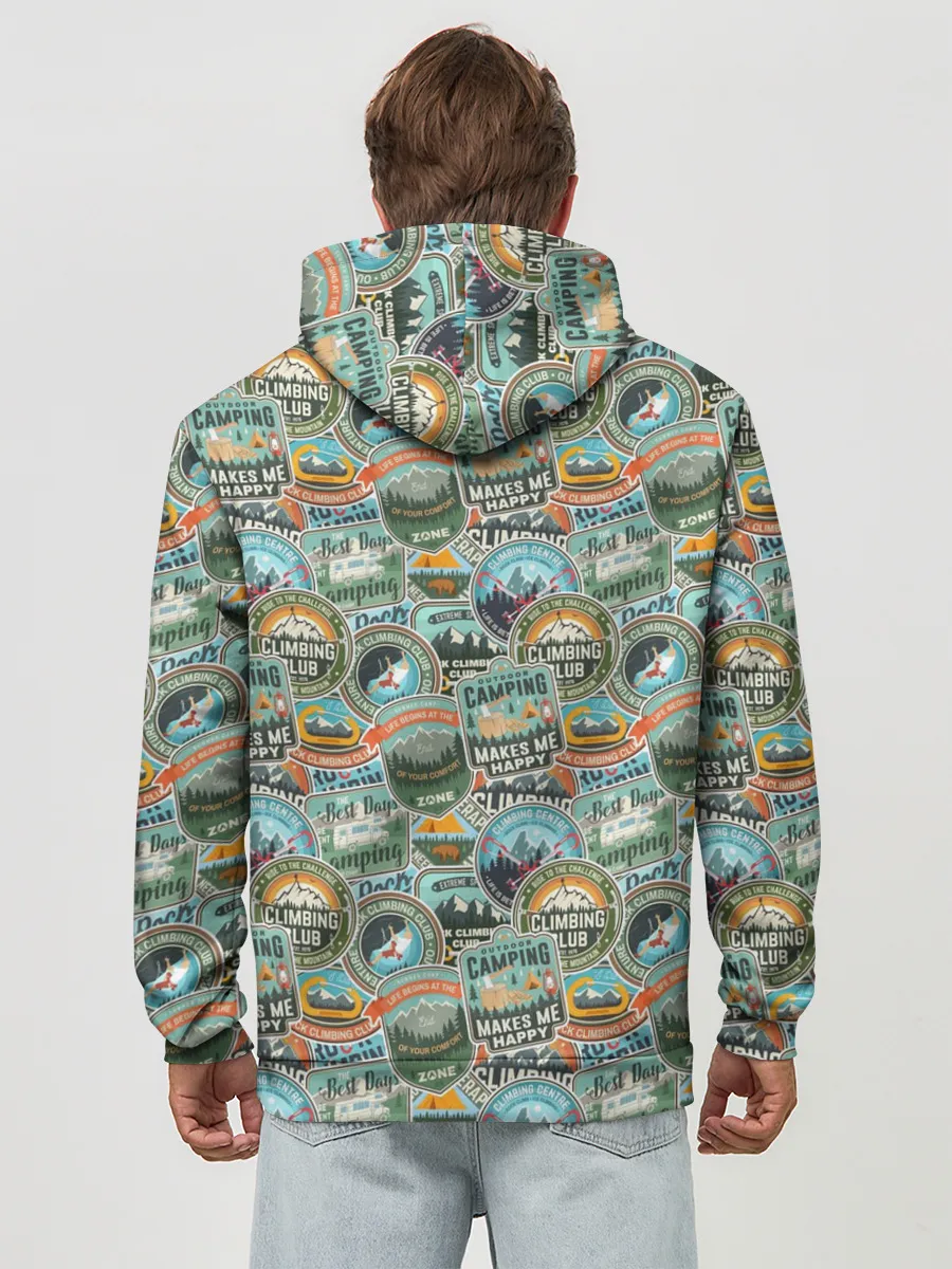 Худи мужской база хлопок / Альпинизм