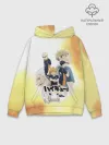 Худи мужской база хлопок / Шоё, Тобио, Кей, Семи и Атсуму Haikyuu!!