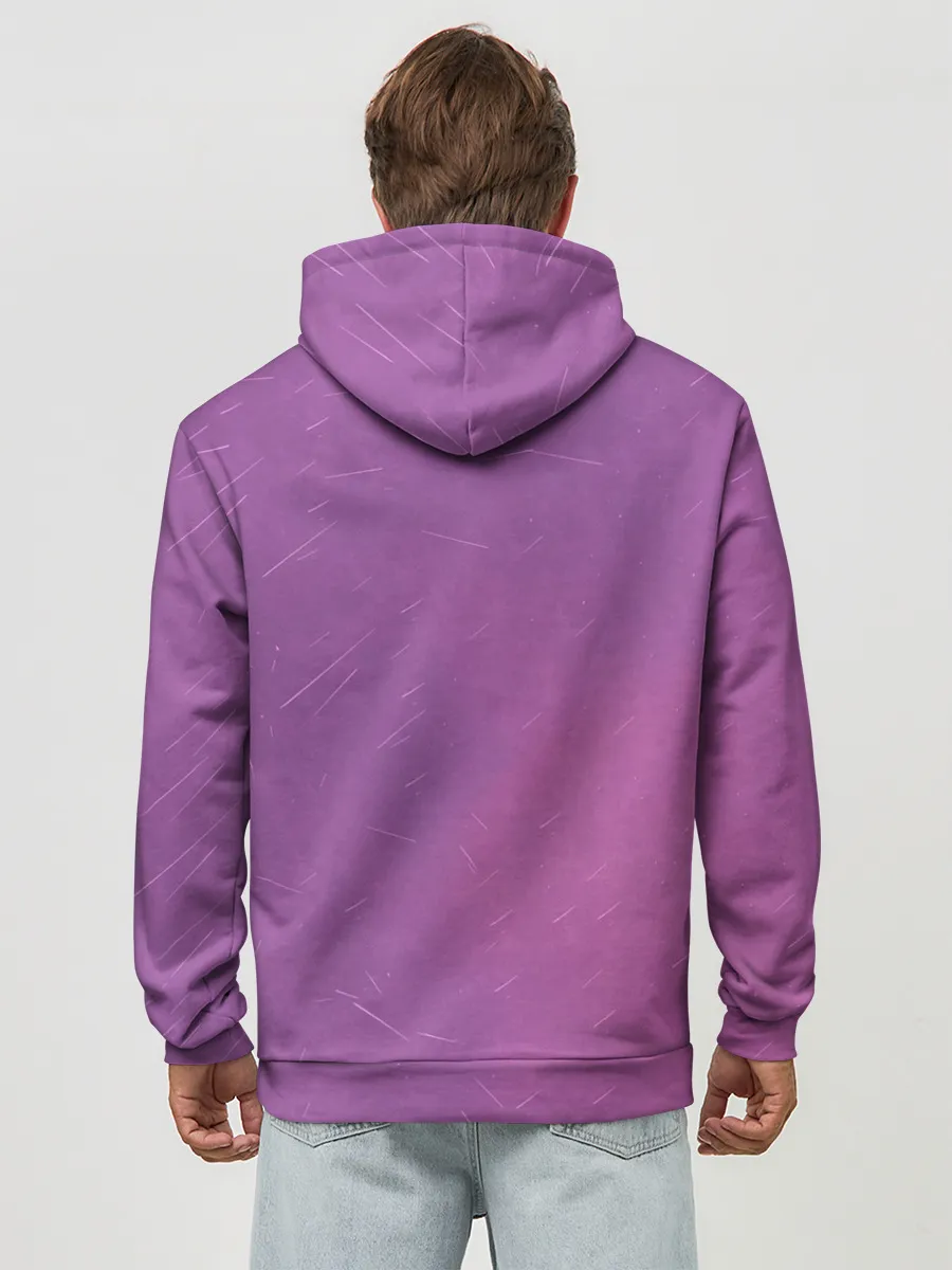 Худи мужской база хлопок / Purpule Peep