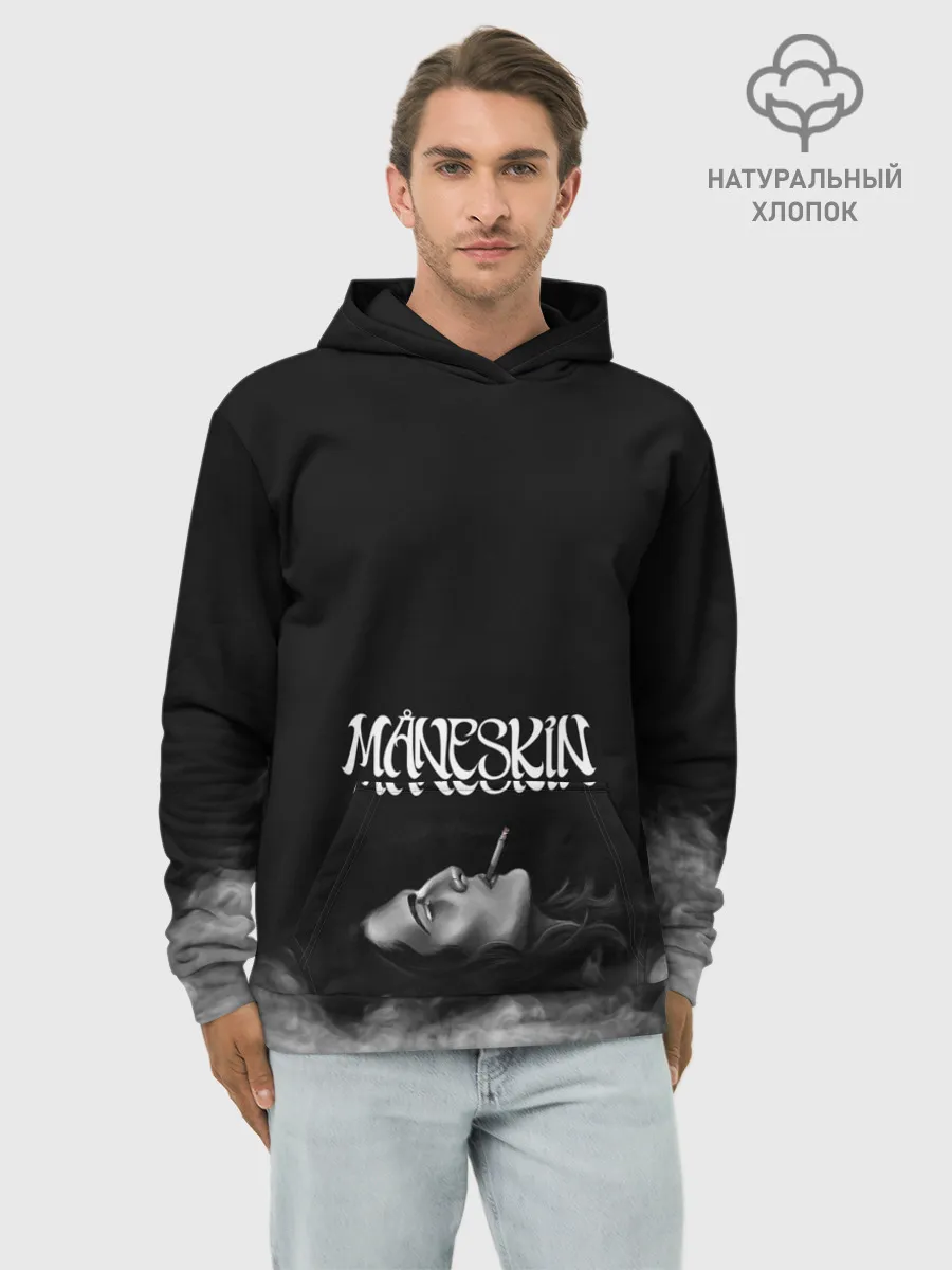 Худи мужской база хлопок / Дамиано Давид | Монэскин