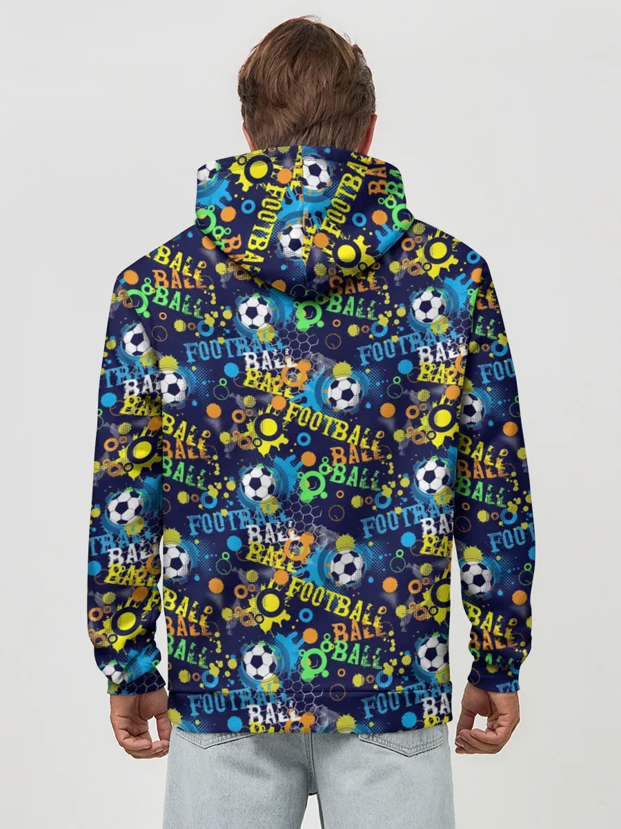 Худи мужской база хлопок / FOOTBALL