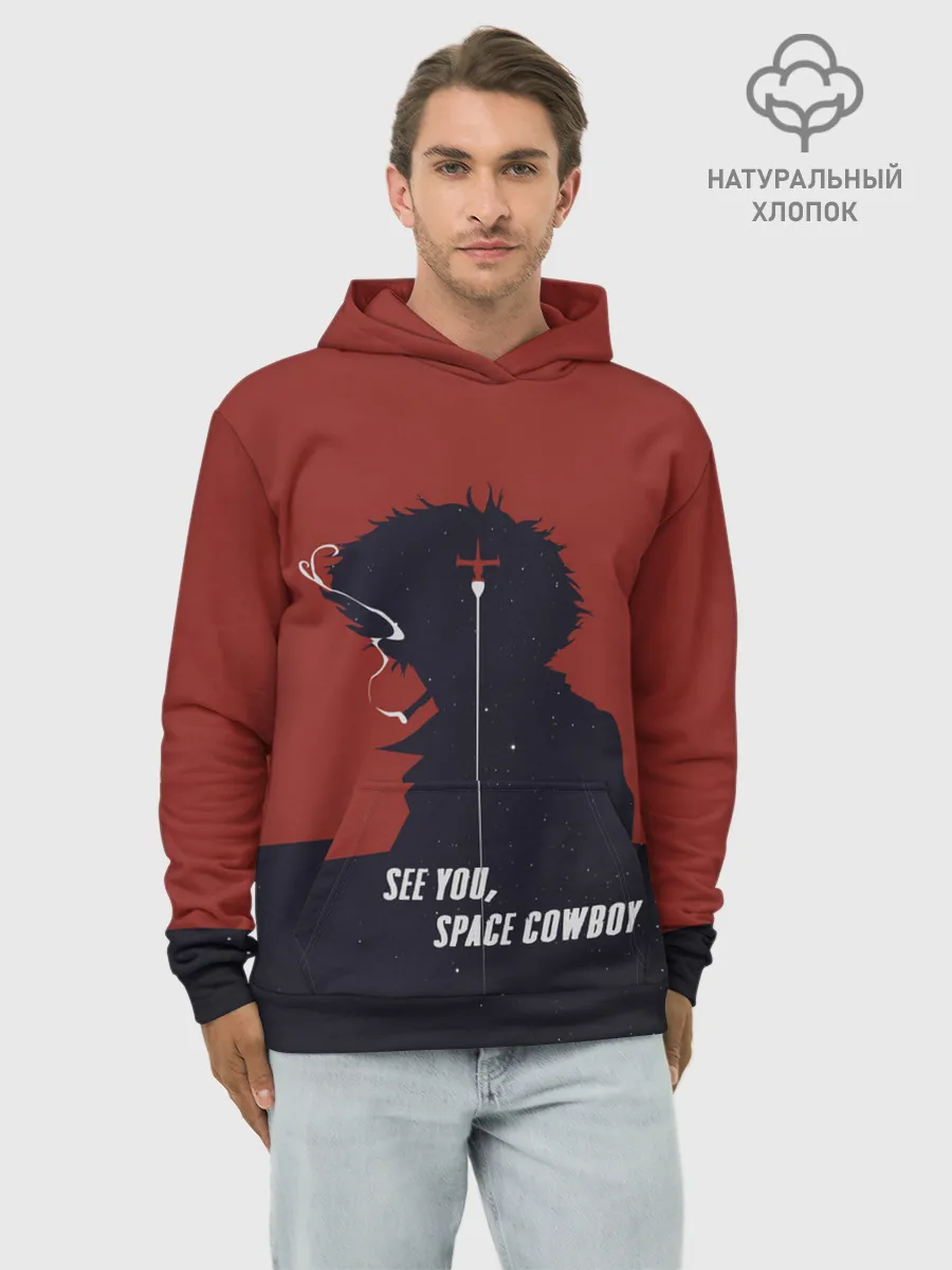 Худи мужской база хлопок / Cowboy Bebop - Spike