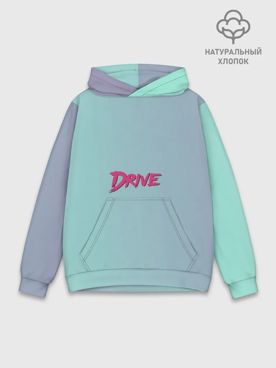 Худи мужской база хлопок / В стиле Drive