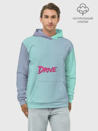 Худи мужской база хлопок / В стиле Drive