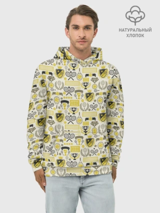 Худи мужской база хлопок / Кубок Дэвиса