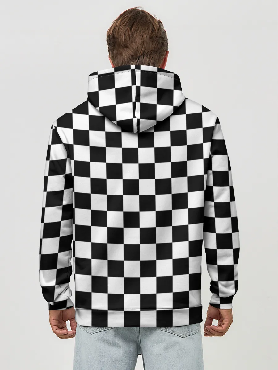 Худи мужской база хлопок / Шахматист