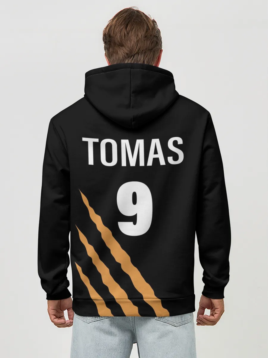 Худи мужской база хлопок / 9 | MSBY | BLACK JACKALS