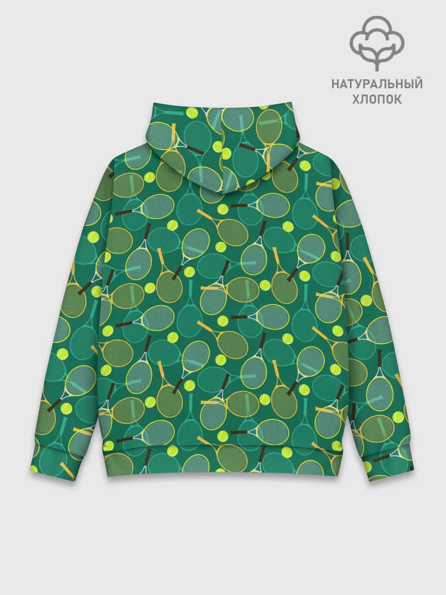 Худи мужской база хлопок / Большой Теннис