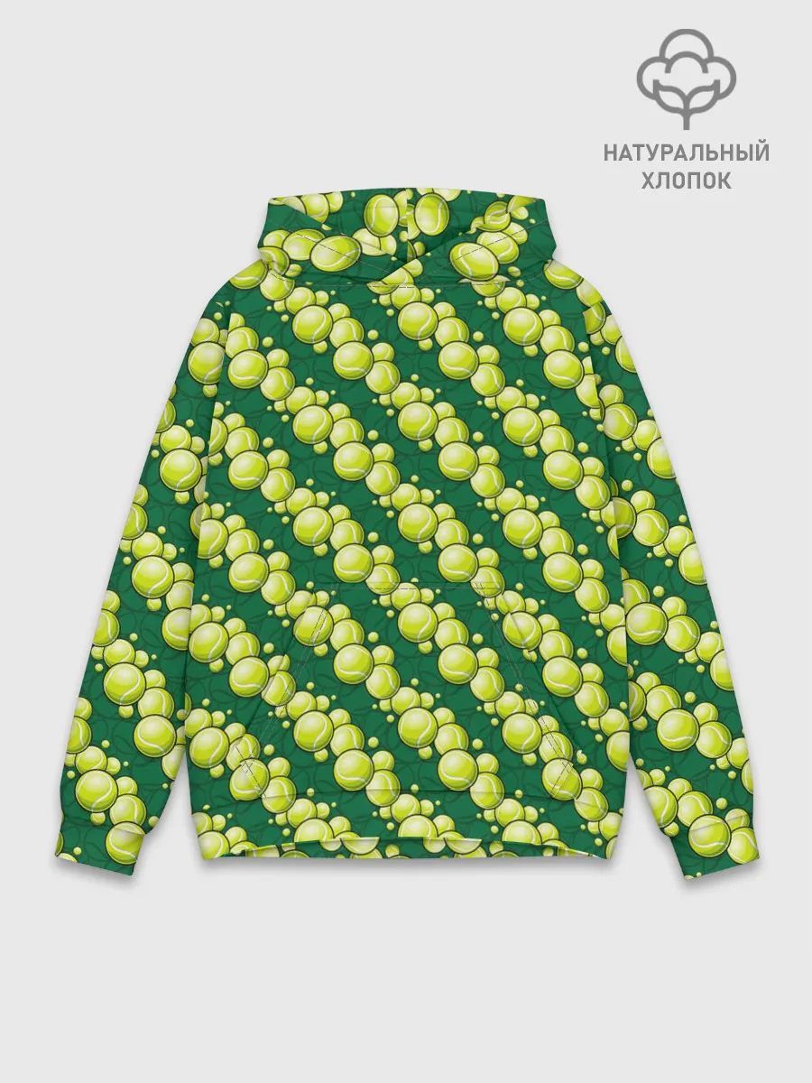 Худи мужской база хлопок / Теннисные Мячики