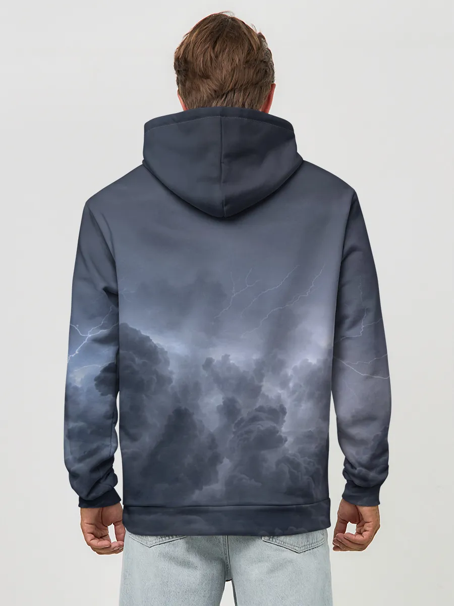 Худи мужской база хлопок / НЕБО СЛАВЯН | СЛАВЯНСТВО