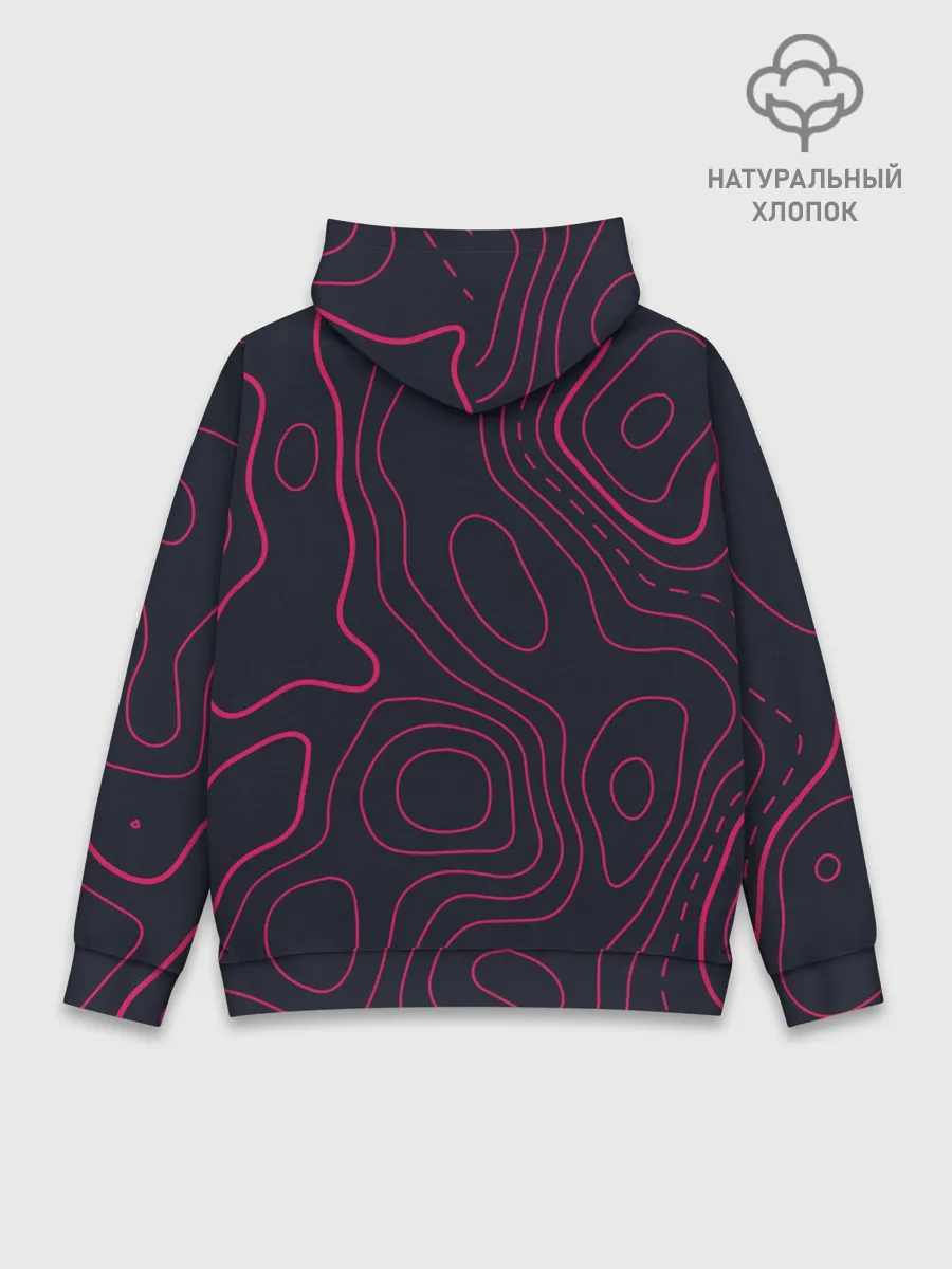 Худи мужской база хлопок / Магия узора