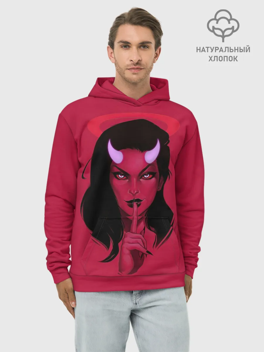 Худи мужской база хлопок / Ангельский демон