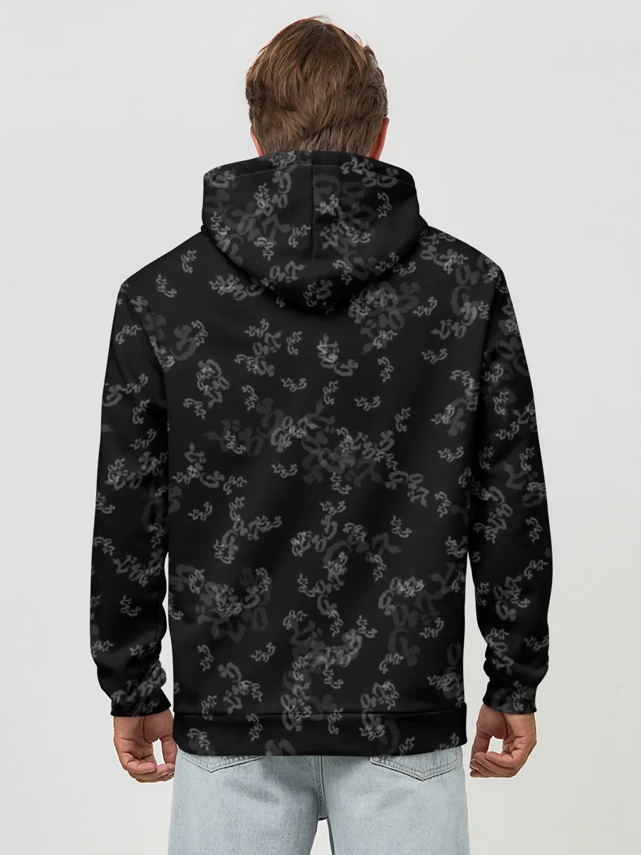 Худи мужской база хлопок / DORORO PATTERN | ПАТТЕРН ЛОГО