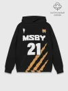 Худи мужской база хлопок / 21 | MSBY | BLACK JACKALS
