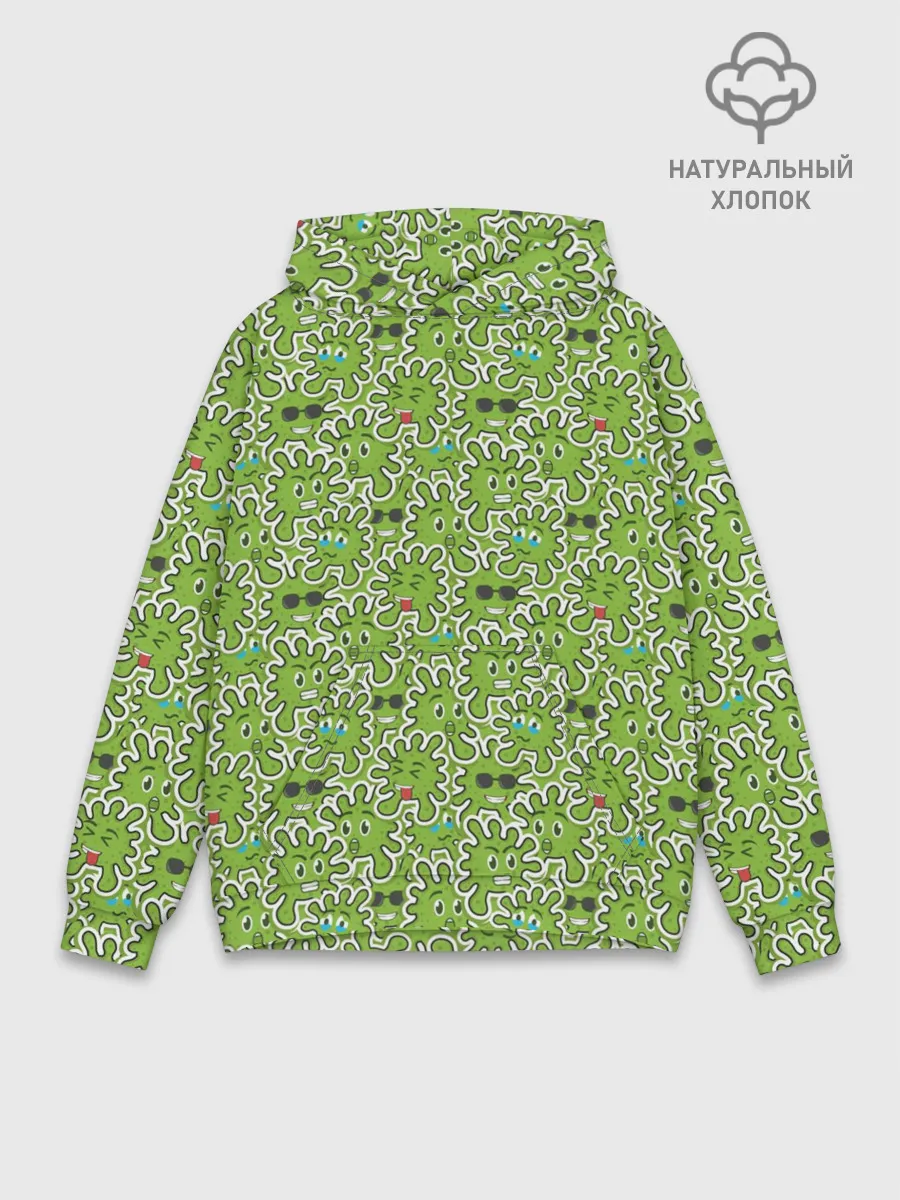 Худи мужской база хлопок / КоронаВирус