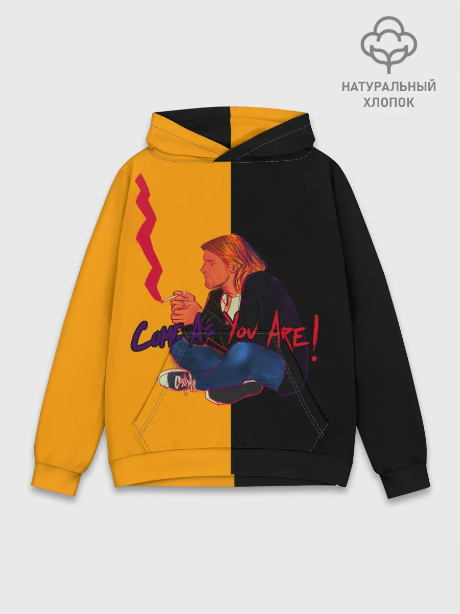 Худи мужской база хлопок / Come as you are